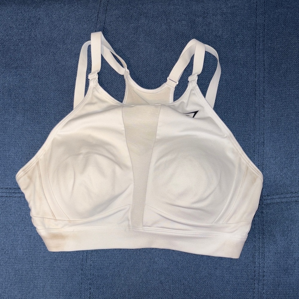 Gymshark High Support Women's White Sports Bra